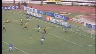 Eliminatórias Copa 2006 Brasil 2x1 Colômbia 2003 [upl. by Ibbison57]