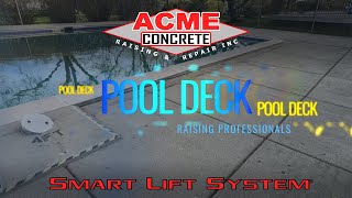 Raising a Sunken Pool Deck in Buffalo Grove [upl. by Cryan]