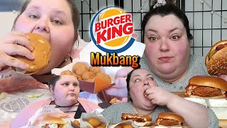 Talking about making healthy changes while eating Burger King  Comparing Mukbangs ALRampFoodie Beauty [upl. by Nahgeam]