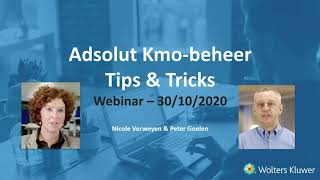 Webinar Adsolut Kmobeheer Tips amp Tricks [upl. by Ralina]