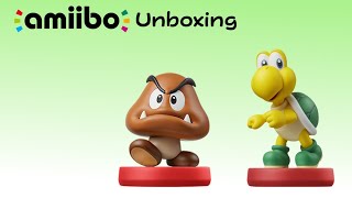 Goomba and Koopa Troopa Amiibo Unboxing [upl. by Siuqaj467]