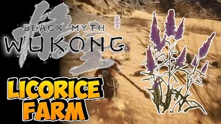 Licorice Farming Guide  Black Myth Wukong [upl. by Oilegor]