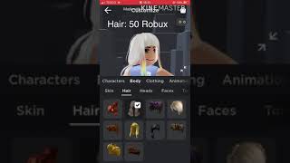 How to make a good avatar with 60 Robux  Girls only Roblox [upl. by Frans]