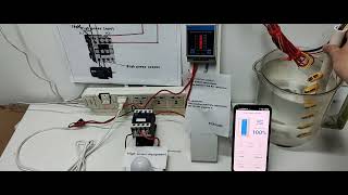 KONLEN LED water level controller test connection AC contactor [upl. by Maghutte]