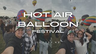 Hot Air Balloon Festival  Sussex NB [upl. by Atilamrac618]