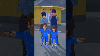 sakuraschoolsimulator sakura shortfeed sakurachannel sakurachannel shortsdance police [upl. by Aicilev]