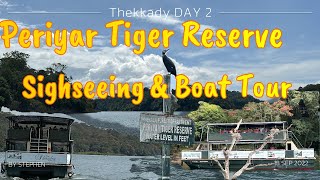 Thekkady Day 2 Periyar Wildlife sanctuary  Tiger reserve Kerala Tourism Boating Jungle safari [upl. by Pippas869]