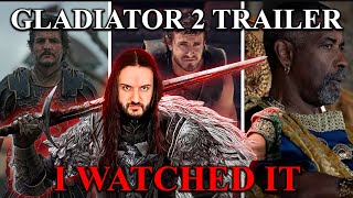 Gladiator 2 Official Trailer REACTION  Its A Mess [upl. by Erastes]