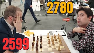 2780 vs 2599  Hikaru Nakamura takes on David Paravyan at the Qatar Masters 2023 [upl. by Stets]