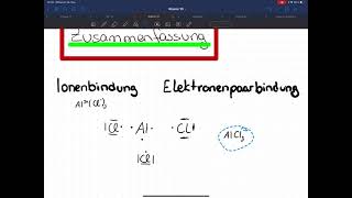 Zusammenfassung Elektronenpaarbindung oder Ionenbindung [upl. by Alul]