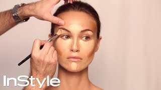 How to Contour Your Face in 5 Easy Steps  Makeup Tutorial  InStyle [upl. by Amabelle]