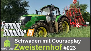 LS19 Zweisternhof  Schwaden mit Courseplay23 Let´s Play German HD [upl. by Uzzi]