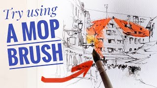 Watercolor sketching Start with simple colorsStep by step [upl. by Trust]