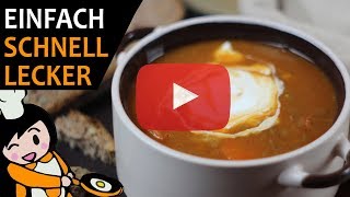 Linsensuppe  Rezept Videos [upl. by Hackett683]