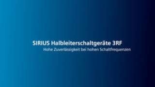 SIRIUS Halbleiterschaltgeräte 3RF [upl. by Devinna573]