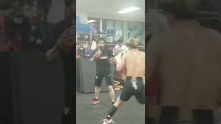 Knockout King Naoya Inoue practice boxing match 🥊👑 [upl. by Tollman895]