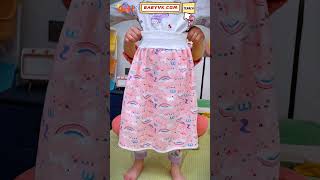 Fed Up with Nighttime BedWetting Meet Our Anti Bed Wetting Washable Diaper Skirt Potty Train [upl. by Laws]