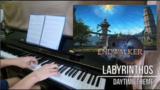 Labyrinthos Day Theme FFXIV Endwalker Piano  Sheet Music [upl. by Fagen901]