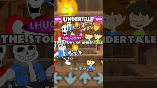 FNF THE STORY OF UNDERTALE MOD SONG by ‪lhugueny UNDERTALE MOD PARODY LADY GAGA BAD ROMANCE shorts [upl. by Harbert586]