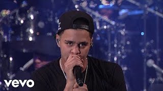 J Cole  Work Out Live on Letterman [upl. by Yllib]