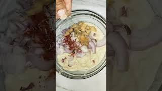 मूंग दाल के चटपटे पकोड़ेtrypsin kurkurefood special dish food loverwith Barewall Rashmi [upl. by Iralam]