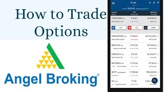 How to Trade Options in Angel Broking App in Telugu  How to Trade Index Options in Angel Broking [upl. by Wakefield926]