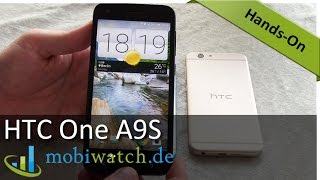 HTC One A9S Der AluFlachmann im HandsonVideo  Test [upl. by Cleland312]