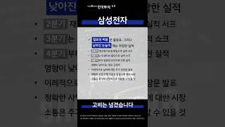 📢지아의리포트📬삼성전자🔍고비는 넘겼습니다 [upl. by Acinelav]