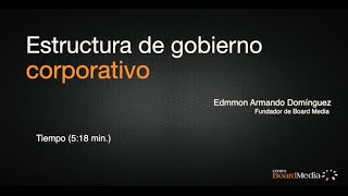 Estructura de gobierno corporativo [upl. by Adnilam]