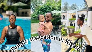 VLOG Family staycation in Kigali ❤️ [upl. by Lairbag]