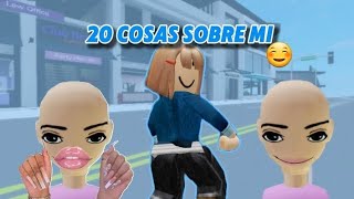 LES CUENTO 20 COSAS SOBRE MI😈  JORR [upl. by Nylesor]