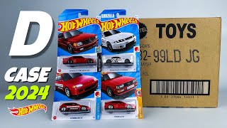 Unboxing Hot Wheels 2024  D Case [upl. by Glynias]