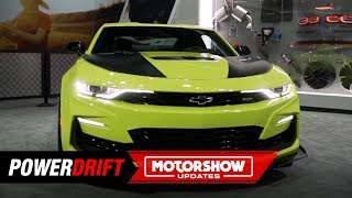 2019 Chevrolet Camaro  From Bumblebee to Hulk  2018 LA Auto Show  PowerDrift [upl. by Nitsraek]