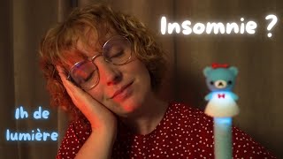 ASMR  1h de lumières  vidéo spéciale insomnie sans pluie [upl. by Joanna]