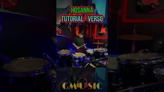 Hosanna  Verso  Tutorial Batería  🥁🎧🔥 [upl. by Aihsetal]