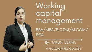 L10 determinants of working capital part 2 [upl. by Romona]