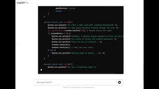 Can ChatGPT write a working horror game in java [upl. by Malamut]