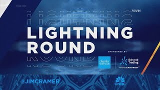 Lightning Round Vistra has no quit in it says Jim Cramer [upl. by Darryn]