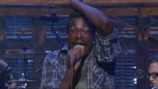 TV On The Radio  Wolf Like Me  Live on Letterman  HD amp in sync [upl. by Elleneg]