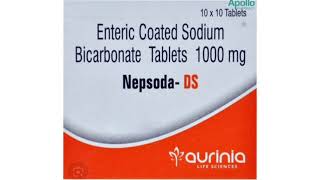 Nepsoda DS Tablets Enteric Coated Sodium Bicarbonate Tablets 1000 mg [upl. by Springer420]