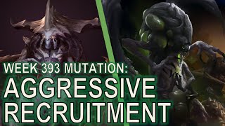 Starcraft II CoOp Mutation 393  Aggressive Recruitment [upl. by Olsewski335]