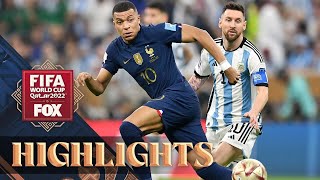 Argentina vs France Highlights  2022 FIFA World Cup Final [upl. by Kaehpos]