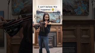 Late night fiddle practice turned deadly 💀fiddle blooper fail killedit fiddler violinist [upl. by Lirbij51]