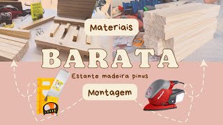 Como construir prateleira em pinus [upl. by Odrawde146]