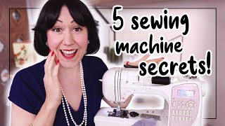 Sewing machine SECRETS you might not know [upl. by Cj970]