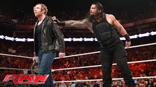 Roman Reigns vs Seth Rollins Raw June 20 2016 [upl. by Ekud505]