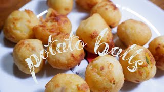 How to Make Cheesy Potato Balls foodie merienda [upl. by Caputo457]