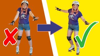 6 Common Roller Skating Mistakes That Beginners Make And How To Fix Them [upl. by Leahcimluap]