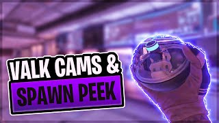 TOP Valk Cams  CRAZY Spawn Peek Rainbow Six Siege [upl. by Pitchford708]