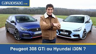 Peugeot 308 GTi vs Hyundai i30N  lavis de Soheil Ayari [upl. by Eniger599]